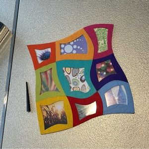 Y2K Asymmetrical Magnetic Picture Frame